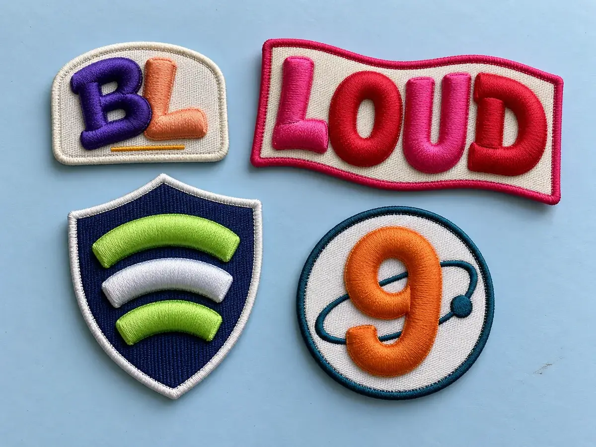 BL LOUD chevrons and 9 four designs.